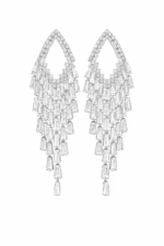Lilac Crystal Chandelier Drop Earrings ? Glamorous Statement Elegance - Image 3