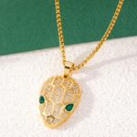 White Snake Head Pendant Necklace Cubic Zirconiaia-Daily Wear - Image 3