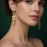 Geometric Drop Earrings