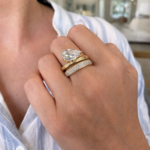 Pear Cut Bridal Ring Set - Image 3