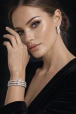 Crystal Nail Tennis Bracelet