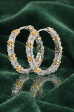 Crystal Hoop Earrings - Image 3