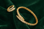 Serpentine Crystal Bangle & Ring Set - Image 2
