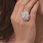 Sparkling Butterfly Statement Ring