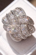 Sparkling Butterfly Statement Ring - Image 2