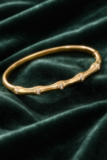 Double Row Crystal Bangle - Image 2