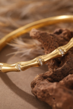 Double Row Crystal Bangle - Image 3