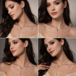 Emerald Drop Y Necklace - Image 2