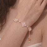 Zyana Luxury Jewelry – Pink Blossom Adjustable Bracelet